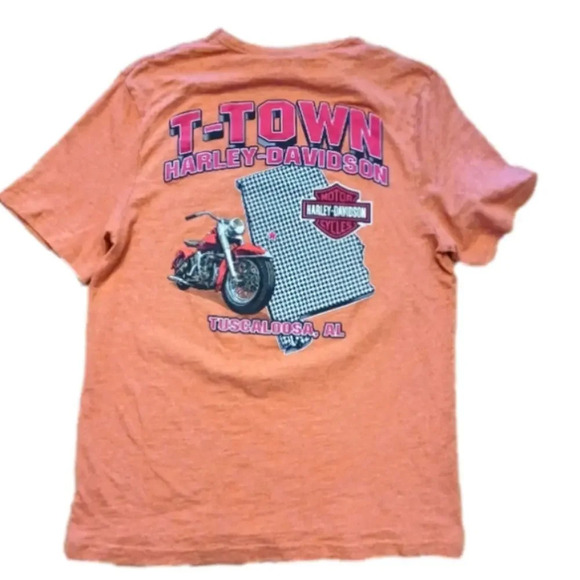 Harley Davidson t-town tshirt womens large - Picture 2 of 5